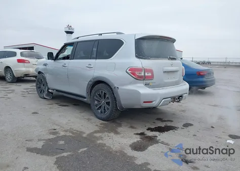 2017 Nissan Armada Platinum from USA, damaged, VIN JN8AY2NE9H9701483